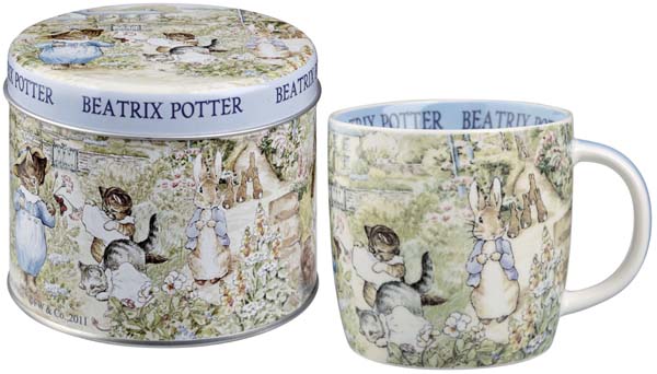 Mug in a Tin Peter Rabbit and Friends